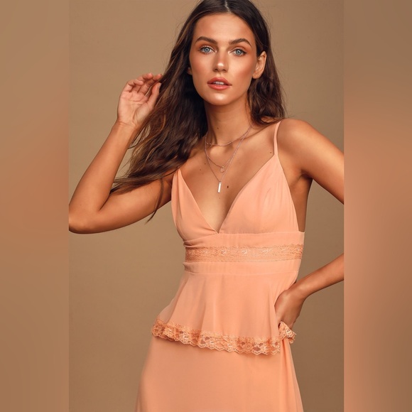 Lulus Endless Beauty Blush Pink Tiered Ruffle Maxi Dress - Picture 6 of 10